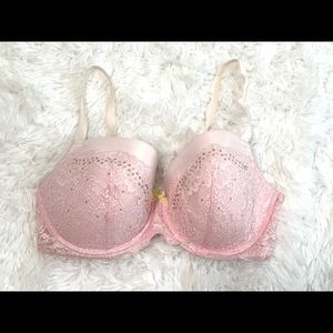 Victoria Secret Dream Angels Bra Pink Sparkle 38dd